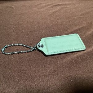 Coach Cream Bag Tag/Hang Tag/Bag Charm